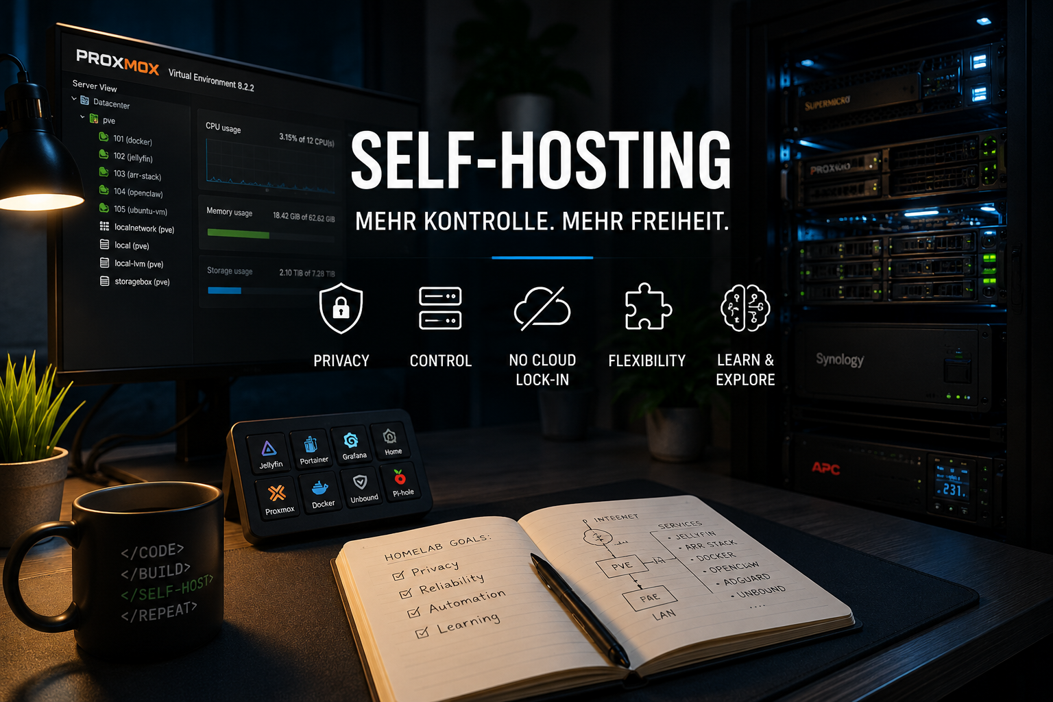 Warum ich auf Self-Hosting setze